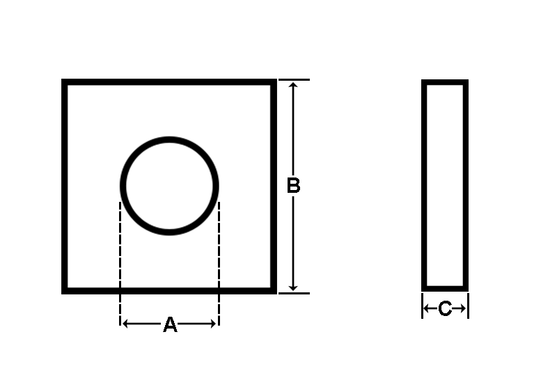 Square Plate Washers